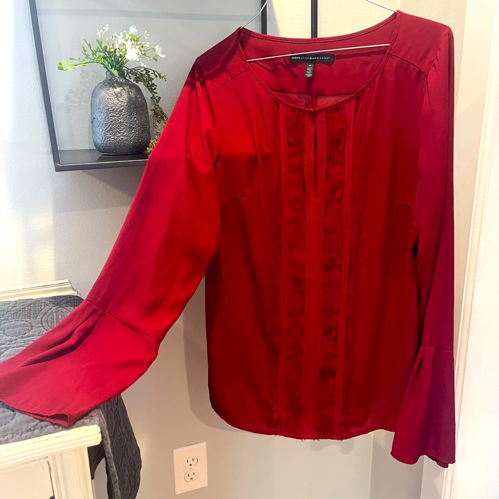 White House Black market ladies blouse size 10